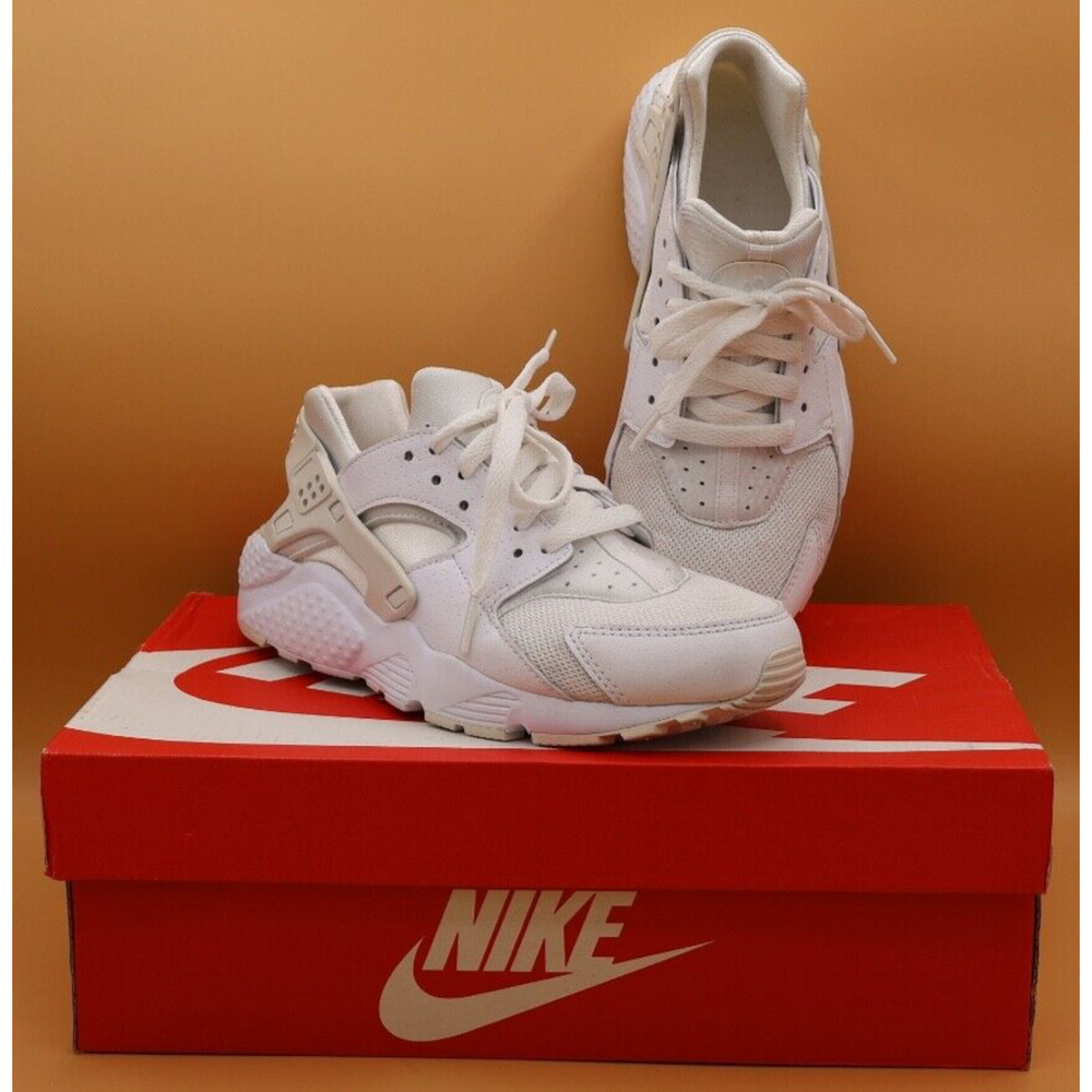 Nike Huarache Run (GS) Big Kids Off White Athletic Shoes Youth Size 6Y